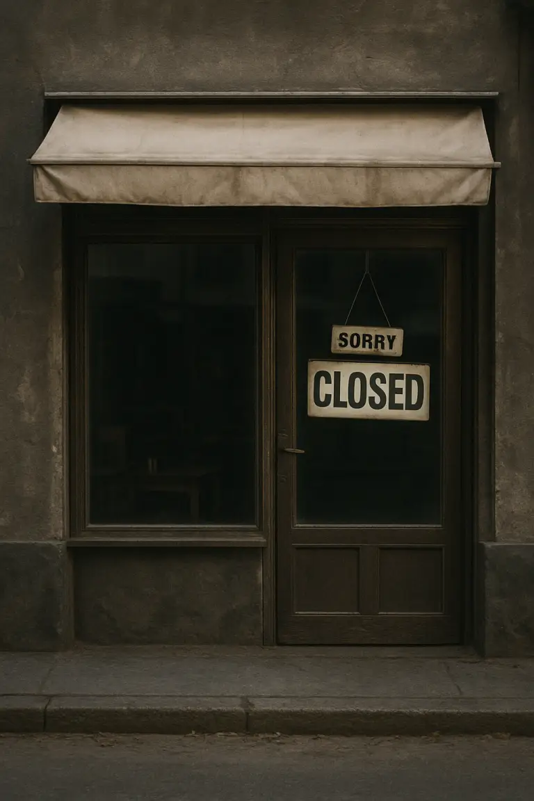 Posting Online Intermittently is like a shop not opening